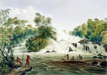 Kruising van de Kundanama met de Paramu, uit 